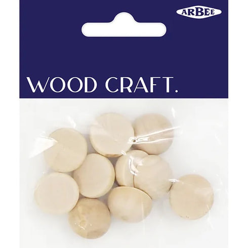 1.5cm Wooden Semi - Spheres Shape