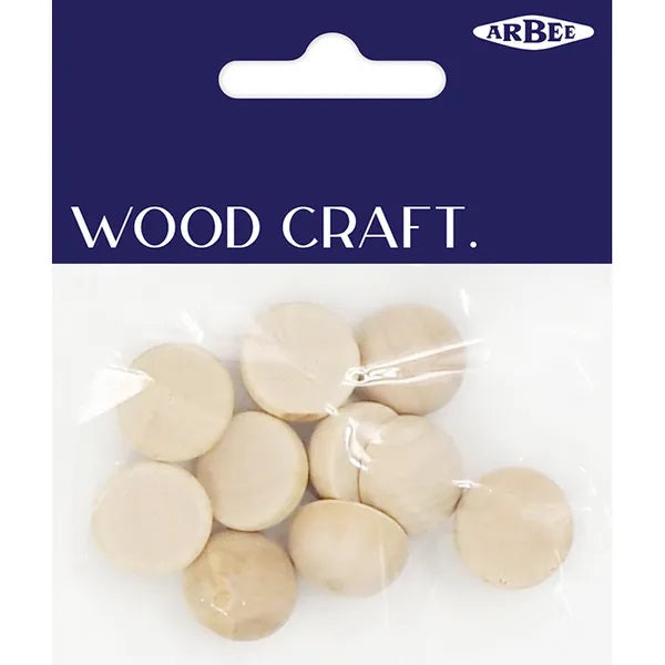 1.5cm Wooden Semi - Spheres Shape