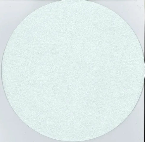 10cm White Colour Round Shape Felt Sheets