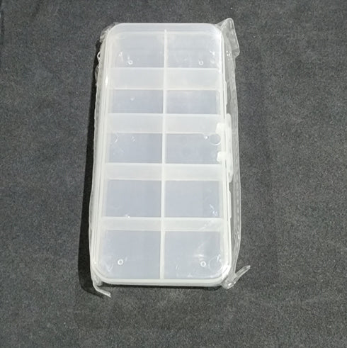 132mm x 65mm x 25mm Clear Storage Box