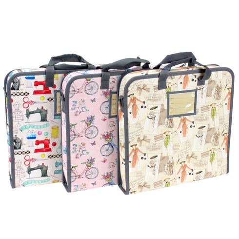 36.5cm x 7cm x 35.5cm Craft Storage Carry Case (available in 11 varieties)
