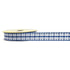 15mm Navy Colour Gingham Stitch Edge Ribbon