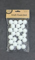 2.5cm Deco Foam Poly Balls