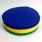 20cm Green, Yellow & Blue Colours Round Shape Felt Sheets