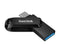 256GB SanDisk Ultra Dual Drive Go 2-in-1 USB-C & USB-A Flash Drive Memory Stick