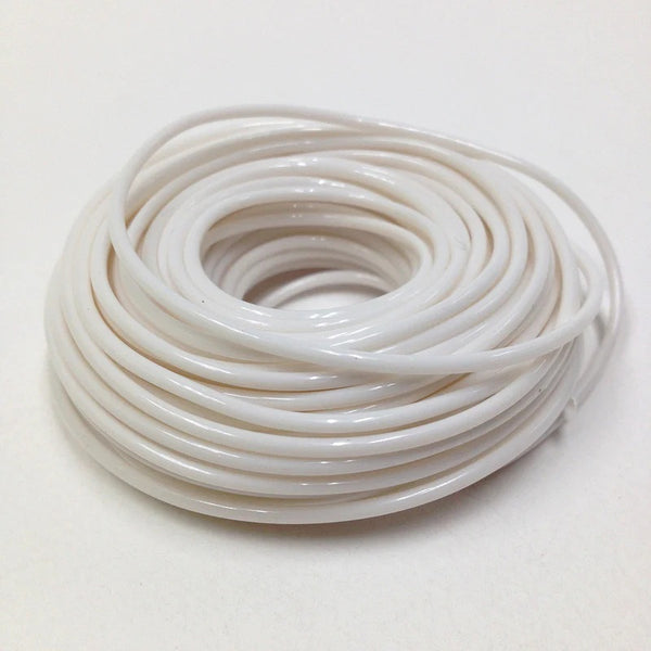 2mm White Colour Plastic Tubing