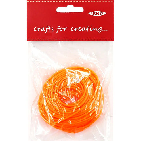 2mm Neon Orange Colour Plastic Tubing