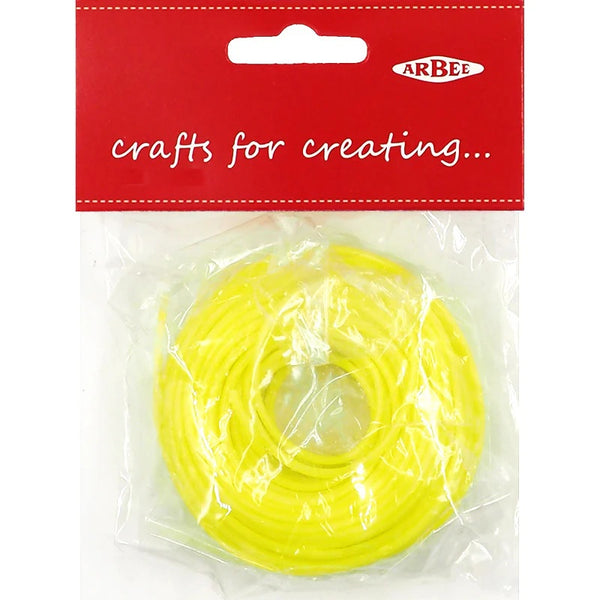 2mm Neon Yellow Colour Plastic Tubing