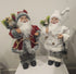 30cm White Santa Christmas Figurine