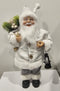30cm White Santa Christmas Figurine
