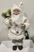 30cm White Santa Christmas Figurine