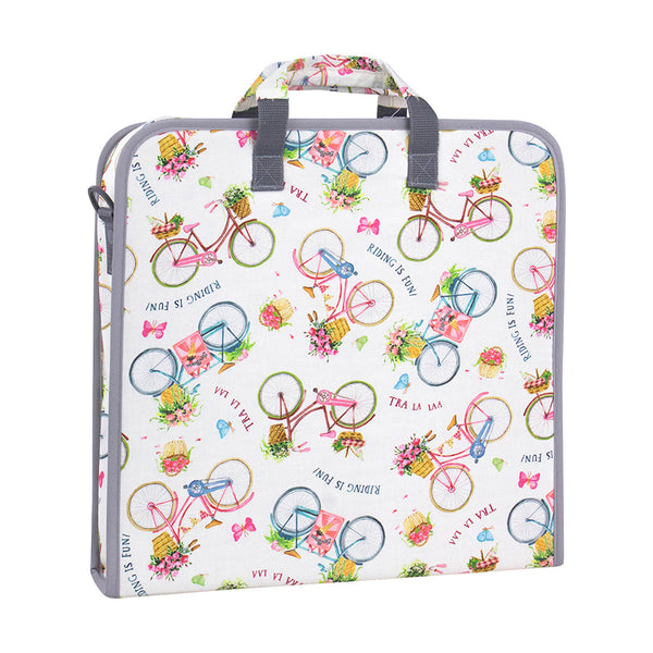 36.5cm x 7cm x 35.5cm Storage Carry Case - Bicycle Blooms