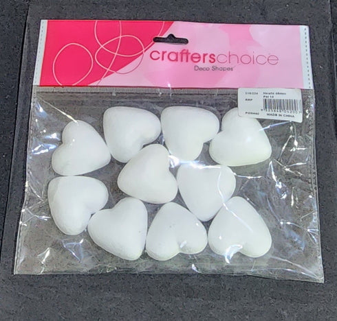 40mm Heart Shape Deco Foam