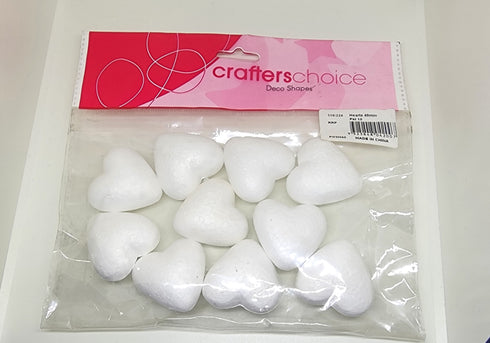 40mm Heart Shape Deco Foam
