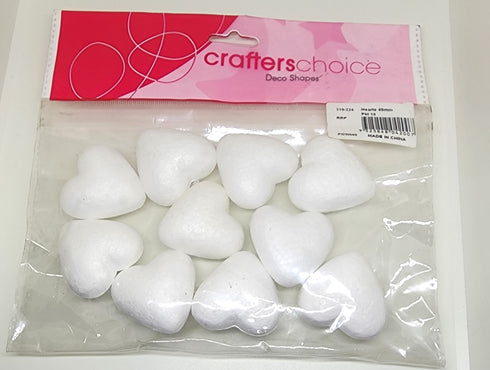 40mm Heart Shape Deco Foam