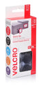 40mm x 22mm Black Colour Stick On Hook & Loop Velcro Dots
