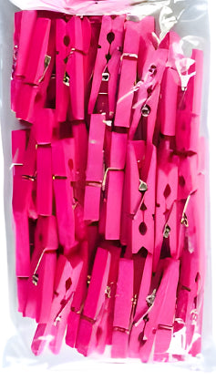 45pcs Coloured Craft Pegs (available in 7 colours)