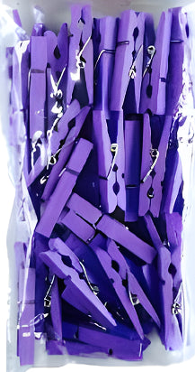 45pcs Coloured Craft Pegs (available in 7 colours)