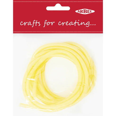 4mm Lemon Colour Plastic Tubing