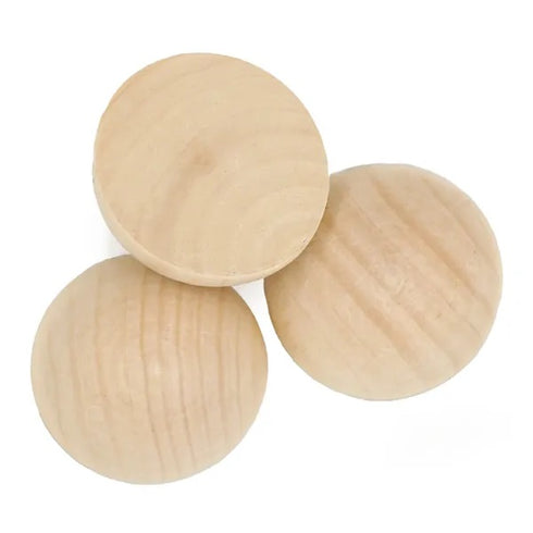 5cm Wooden Semi - Spheres Shape