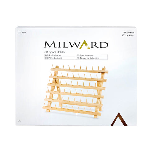 60 Pegs Milward Pine Wood Spool Rack