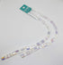 6mm Square Glass Strung Beads (available in 2 colours)