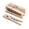 78mm X 10mm Wooden Craft Pegs