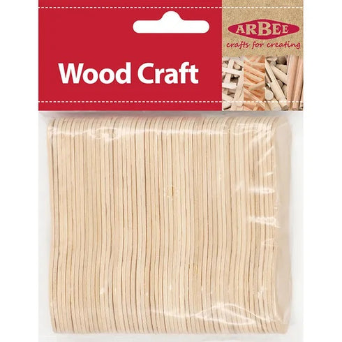 94mm X 15mm Wooden Paddle Sticks