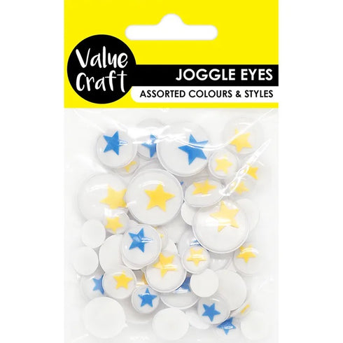 Adhesive Star Design Joggle Eyes