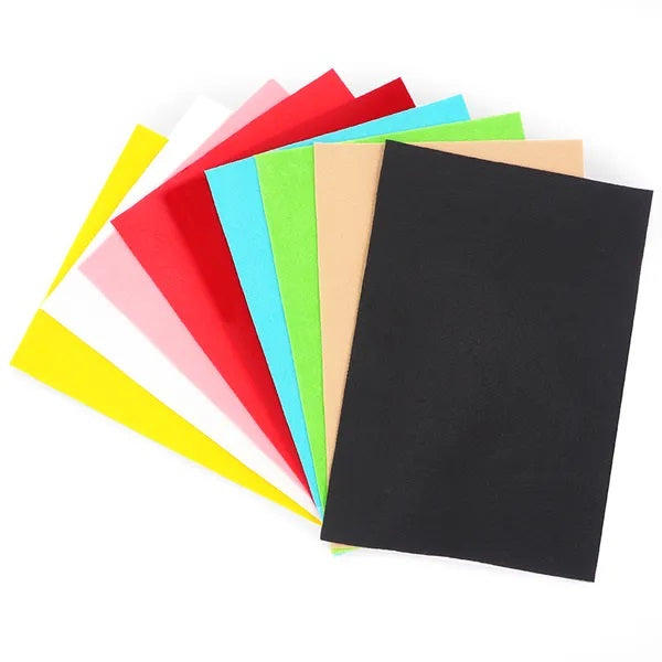 Assorted Colours Acrylic Felt Value Pack