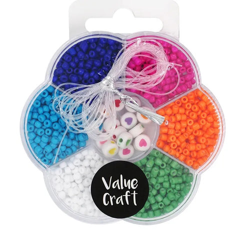 Assorted Bright Colors Seed Beads Kit