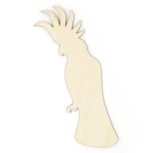 Australia Animal Cockatoo Wooden Shape