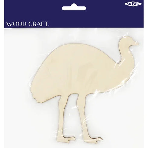 Australia Animal Emu Wooden Shape