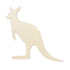 Australia Animal Kangaroo Wooden Shape
