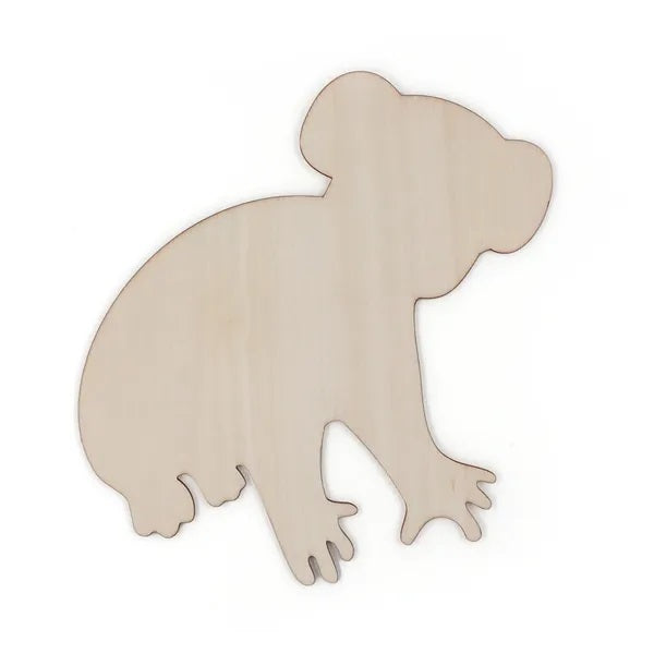 Australia Animal Koala Wooden Shape
