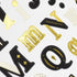 Black & Gold Colour Foil Alphabets Stickers