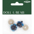 Blue Colour Glitter Bear Eyes