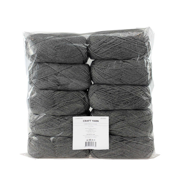 Charcoal Colour Be Craft Premium Acrylic Yarn