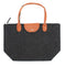 Charcoal Colour Felt Holdall Bag