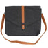 Charcoal Colour Felt Satchel Bag