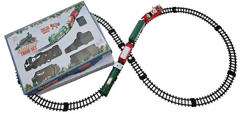 Christmas Train Set with Santa