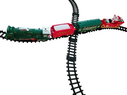 Christmas Train Set with Santa