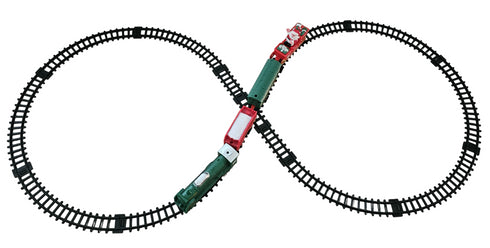 Christmas Train Set with Santa