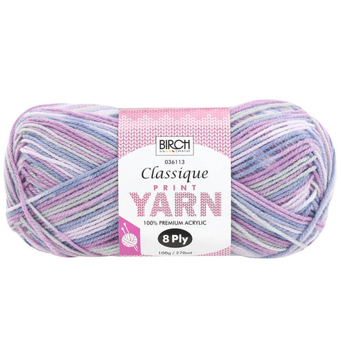 Classique Knitting Premium Print Yarn (available in 11 colours)