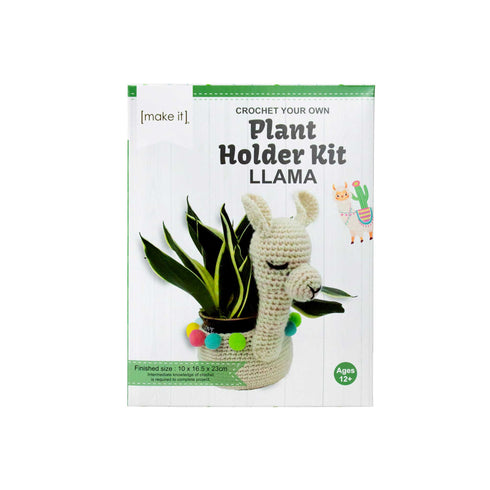 Create your Own Llama Plant Holder Crochet Kit