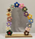 Handmade Crochet Flower Mirror