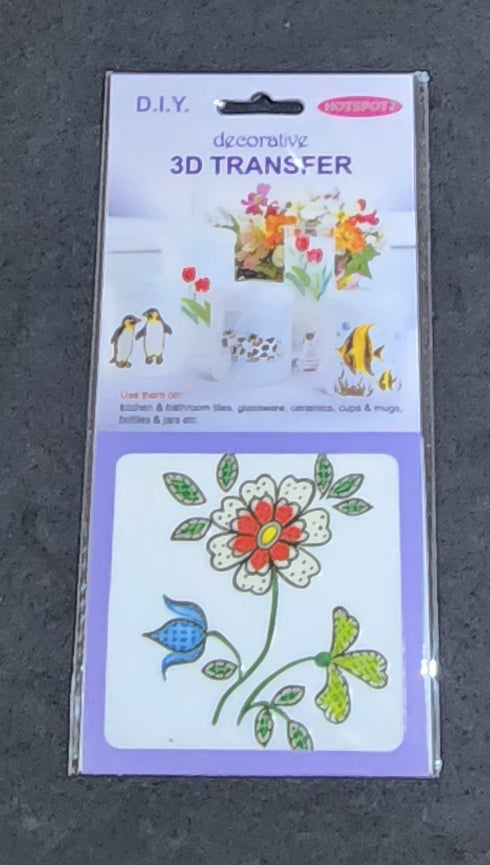 DIY 3D Decorative Transfer Stickers (available in 6 designs)
