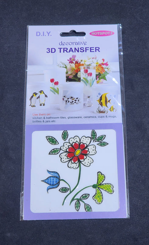DIY 3D Decorative Transfer Stickers (available in 6 designs)