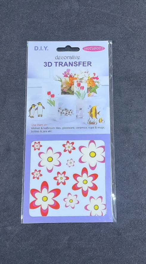 DIY 3D Decorative Transfer Stickers (available in 6 designs)