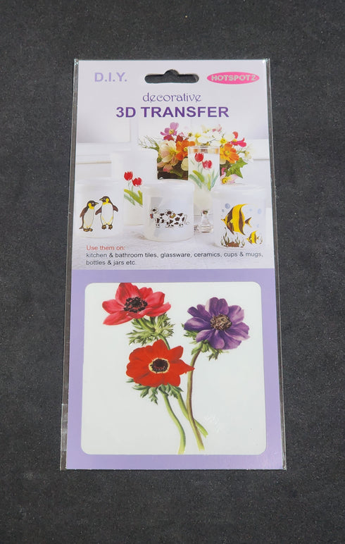 DIY 3D Decorative Transfer Stickers (available in 6 designs)
